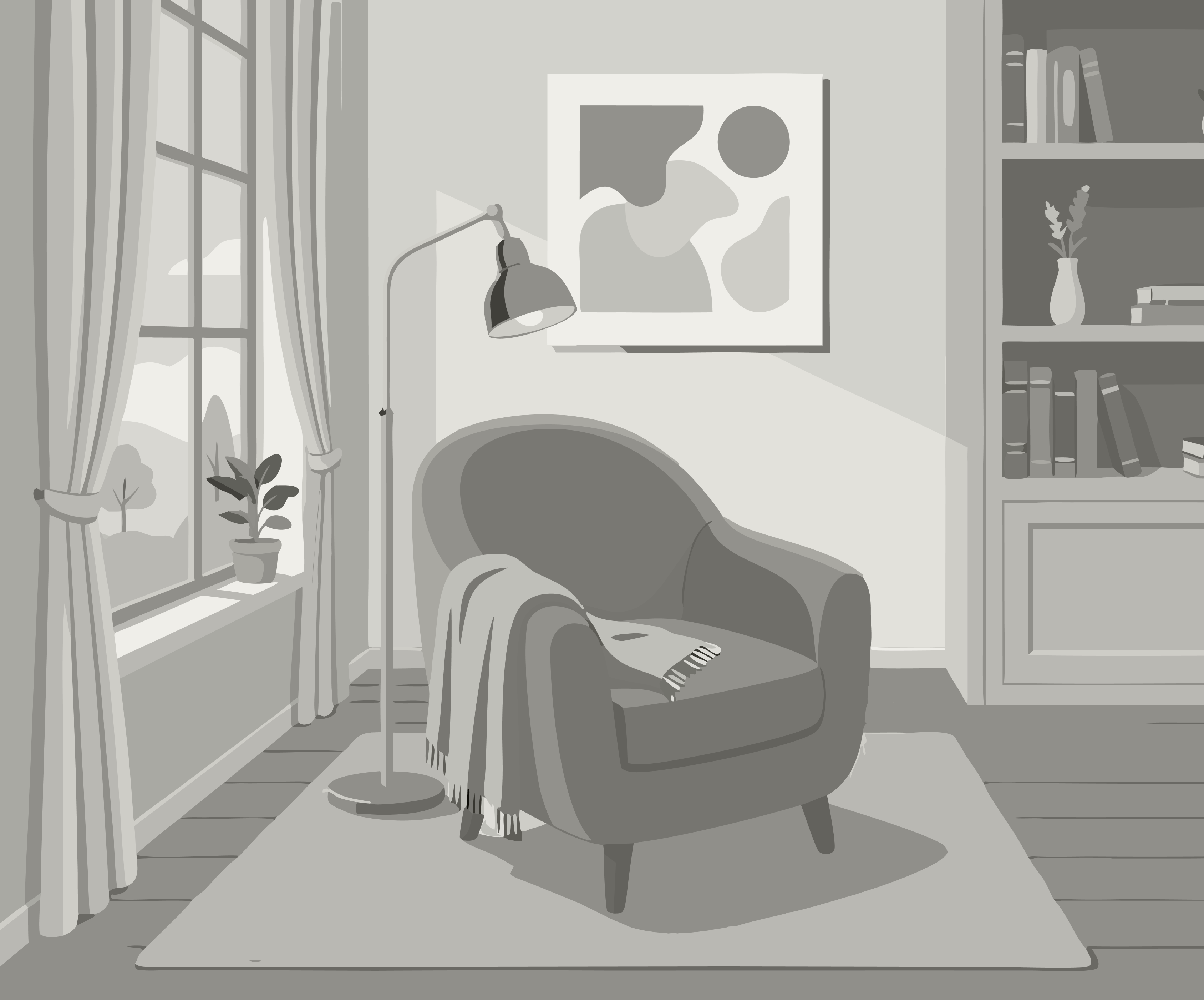 Dreibettzimmer mit Balkon